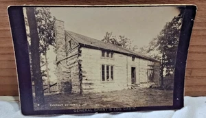 GENERAL / PRESIDENT GRANT LOG CABIN HOME CABINET PHOTO SIGNED EDWARD JOY  - Picture 1 of 3