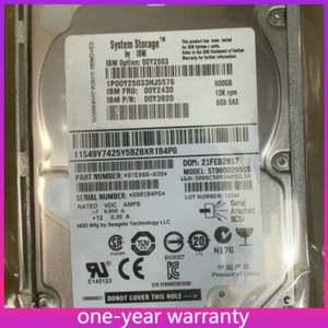 IBM 00Y2430 600GB 6GB/s 2.5" SAS 10k HS Hard Drive - Picture 1 of 3