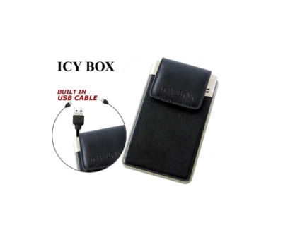 ICY BOX IB-281U 2.5" IDE HDD to USB 2.0 with Leather Case - Image 1 of 2