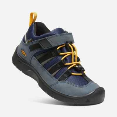 KEEN Hikeport II Waterproof Wandersneaker Jugendliche Blue Nights / Sunflower 1023286