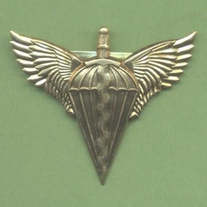 UKRAINE Army Air Assault Forces parachutist beret badge, Airborne para - Picture 1 of 2
