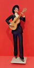Figurine chanteur de guitare flamenco mâle 10 pouces Marin Chiclana Espagne 