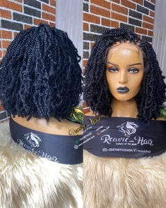 Braided wigs for black women, Handmade wigs,Knotless Braid,Frontal wig, Knotless - Picture 1 of 4
