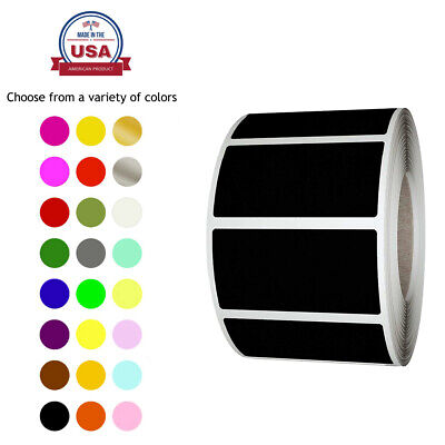 Rectangular Color Coding Lables In Rolls 1.57 Inch X 0.75 Inch 500 Pack Stickers • 6.99$