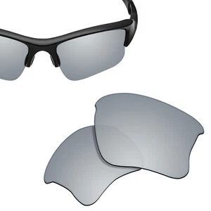 Polarized Replacement Lens for-OAKLEY Flak Jacket XLJ Sunglasses Silver UVA&UVB - Picture 1 of 5
