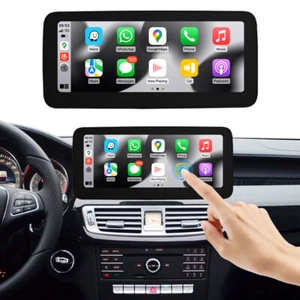 12.3''Wireless Carplay Touchscreen AndroidAuto Stereo For Benz CLS W218 NTG4.0 - Picture 1 of 15