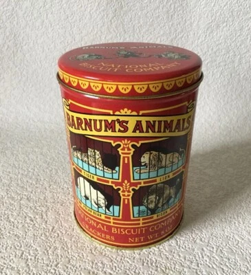 Vintage 1979 Nabisco Barnum's Animal Crackers Tin 1914 Replica National Biscuit - Image 1 of 4