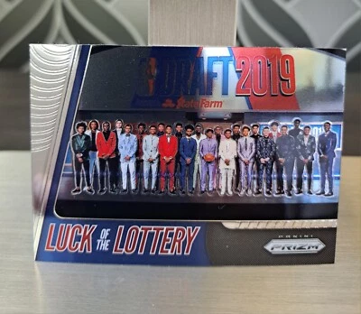 2019-20 Panini Prizm 15 NBA Draft Class Luck Lottery ROOKIE Ja Morant Williamson - Image 1 of 2