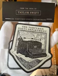 Taylor Swift The Tortured Poets Department Giacca Patch Set Merch Ufficiale Nuovo - Foto 1 di 6