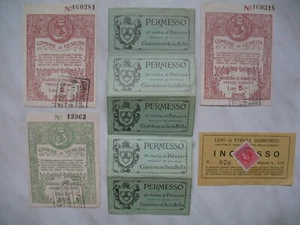 Vieux Papiers ticket entrée Giardino dell isola bella, Hôtel Milan Di Stresa, .. - Picture 1 of 2