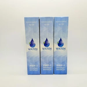 3 - New Waten H2o Refrigerator Water Filter fit for PWF-1 (FPPWFU01) (EPPWFU01) - Picture 1 of 3