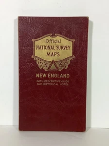 New England Official Road Maps National Survey c. 1920 early auto Road Atlas - Imagen 1 de 13