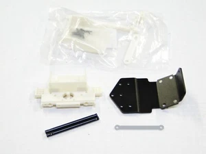 NUOVA ASSOCIATA RC10T piastra naso alluminio nero + paratia vassoio batteria posteriore AI14 - Foto 1 di 3