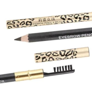 Sexy Leopard Doppelkopf Augenbrauenstift Pinsel Make-up Profi Natur - - Bild 1 von 17