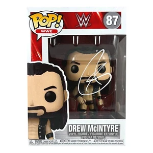 Drew McIntyre firmato Funko Pop #87 COA JSA WWE Galloway autografato - Foto 1 di 5