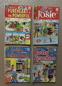 Lot 8 various ARCHIE comics -poor to fair quality w/Josie/Pureheart The Powerful - Picture 1 of 2