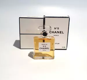 Vintage Chanel No.5 Parfum Splash Bottle 14ml Sealed Bottle Box Opened Batch1415 - Picture 1 of 10