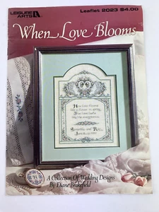 Hochzeitsdesigns Kreuzstichmuster When Love Blooms Diane Brakefield LA - Bild 1 von 5