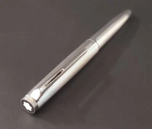 Vintage STERLING SILVER 925 MONTBLANC 1866 Ballpoint Pen - Picture 1 of 5