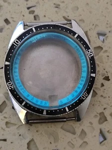 1970s VINTAGE DIVER MONDAINE Automatic 200 M SWISS CASERef 10236 NOS Rear - Picture 1 of 12
