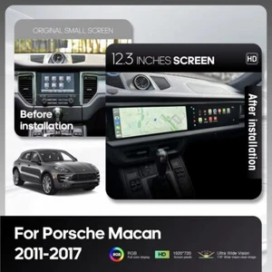 Radio de coche Android para Porsche Macan 2014-2016 inalámbrico GPS Navi Carplay 8G+128 GB - Imagen 1 de 21