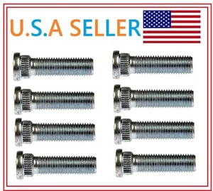 (Lot of 8) Serrated Wheel Stud Front or Rear M12-1.50 DORMAN 98521.1 (610-414) - Picture 1 of 2