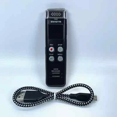 Evistr -L157 Black 16GB High Capacity Rechargeable Digital Voice Recorder  - Image 1 of 3