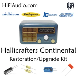 Hallicrafters Continental Restoration Kit repair upgrade recap - Picture 1 of 8
