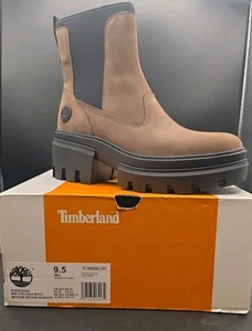 Timberland Women's Everleigh Mid Chelsea Premium Boot 9.5 W/L Med Brown Nubuck - Picture 1 of 8
