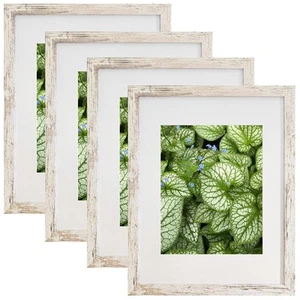 11x14 Frames Pack of 4,Display Pictures 8x10 with Mat or 11x14 Without Mat,Wa... - Picture 1 of 9
