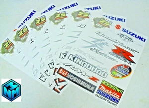 VIDEO GRATIS + 60 - Calcomanías adhesivas SUZUKI MAKITA ROCKSTAR Rm Dirt Bike Yoshimura - Imagen 1 de 1