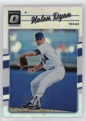 2017 Panini Donruss Optic Holo Prizm Nolan Ryan #161 HOF - Image 1 of 2