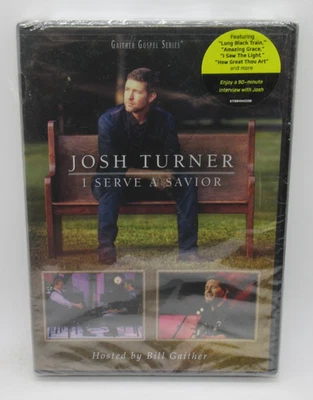 JOSH TURNER: I SERVE A SAVIOR PERFORMANCE DVD, HOST BILL GAITHER, GOSPEL SERIES - Image 1 of 2
