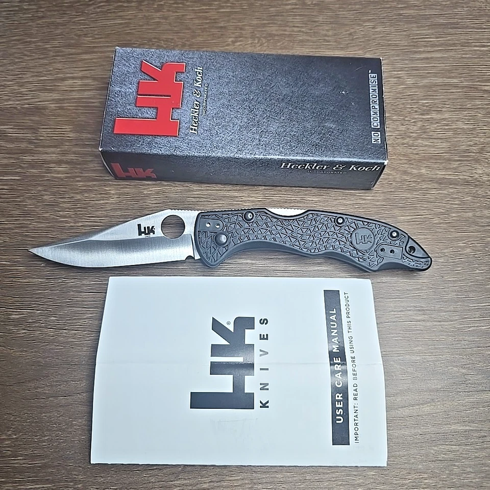 Heckler & Koch 14402HK PIKA II нож атласное лезвие, GFN, замок назад (скамейка) - Изображение 1 из 4