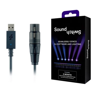 SoundSwitch Micro DMX Interface - Ultra-Compact USB to DMX Interface with 3-M... - Image 1 of 4
