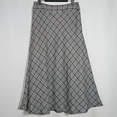 Maxi falda a cuadros pata de gallo East 5th para mujer talla 10 Preppy Academia dinero antiguo Foto 1 de 4