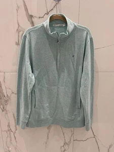 Criquet 1/4 Quarter Zip Pullover Herren Gr. L Golf Langarm Mock Neck Sweatshirt - Bild 1 von 6