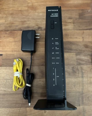 NETGEAR C6300BD AC1900 DOCSIS 3.0 Cable Modem Router - Image 1 of 4