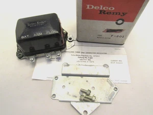 Ford 1942-54 Delco Remy 6V 37Amp PosGND Voltage Regulator F-601M - Picture 1 of 12