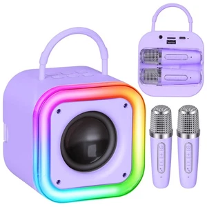 Mini Karaoke Machine for Kids, Girl Toys Gifts, Kids Karaoke Wireless Microph... - Foto 1 di 7