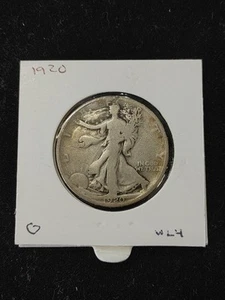 1920 Walking Liberty Half Dollar G - Picture 1 of 8