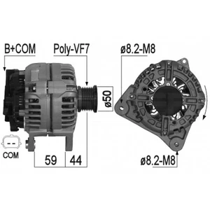 Alternator EB1058S 0 986 048 040 114768 CAL10399RS 301945RIH 8EL 738 211-961 - Picture 1 of 2