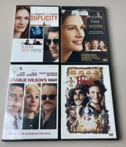 lot of 4 julia roberts movies dvd bundle hook duplicity mona lisa smile + More - Picture 1 of 2