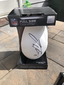 NY Jets Official Football signed by Leonard Williams w/ COA Autograph - Picture 1 of 6