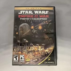 Star Wars Empire At War Forces Of Corruption Expansion 2006, PC Game CIB W Key - Picture 1 of 5