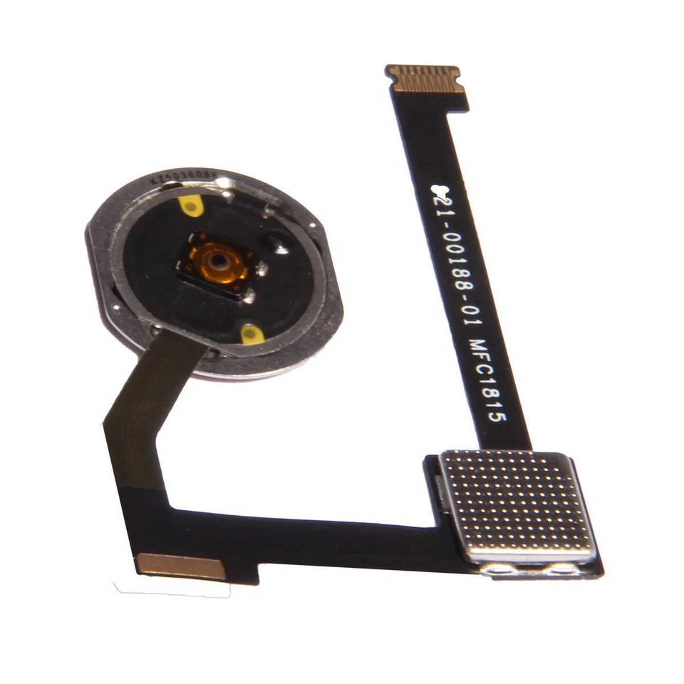 SINTECH Botón de inicio con cable flexible para iPad Mini 4 botón de menú botón negro, blanco, dorado