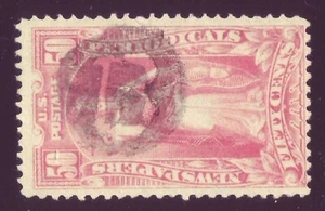 PR119 ( 50c Newspaper / Periodical ) - NEGATIVE "B" FANCY CANCEL - LOVELY STAMP! - Picture 1 of 2