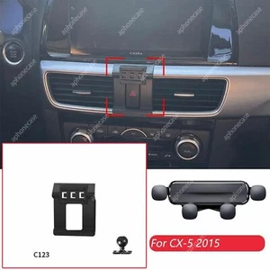 Phone Holder Mount For Mazda CX-5 2015 Dashboard Air Vent Phone Stand Kit - Picture 1 of 9