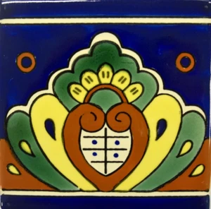 El Cactu (The Cactus) Handmade Mexican Talavera Tile - Picture 1 of 8