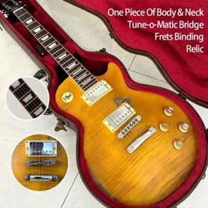 Relic E-Gitarre ein Stück Korpus & Hals Tune-o-Matic Steg Bünde Bindung - Bild 1 von 20